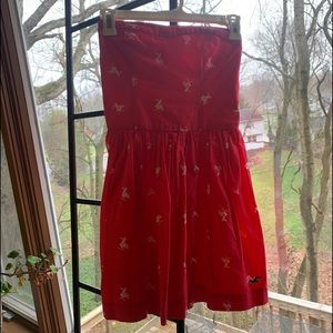 Strapless Hollister sun dress
